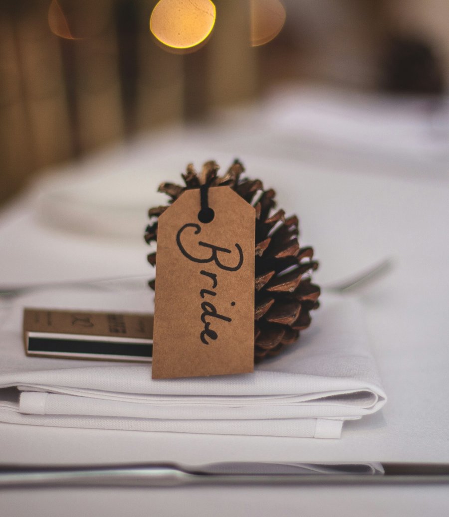 Kraft favour tag
